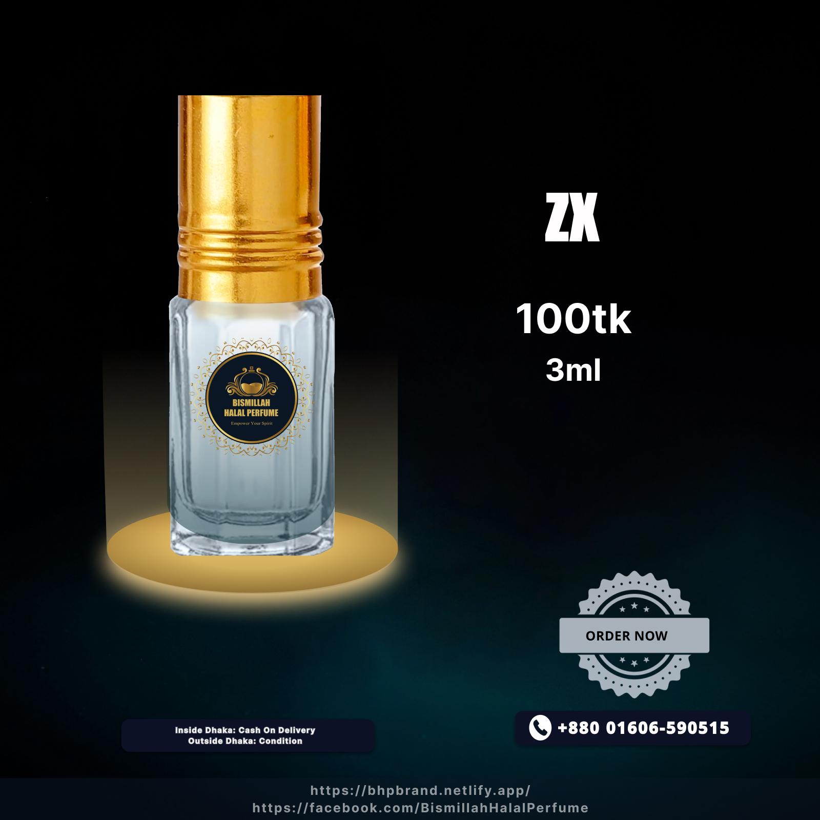 Bismillah halal perfume - BHP ZX